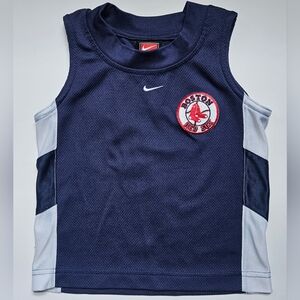 2T, Vintage, Y2K, Nike Team Apparel, Boston Red Sox Tank Top, Circa 1990's